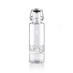 Soulbottle 0,6 l - Unity - Deine Glasflasche für zuhause und unterwegs