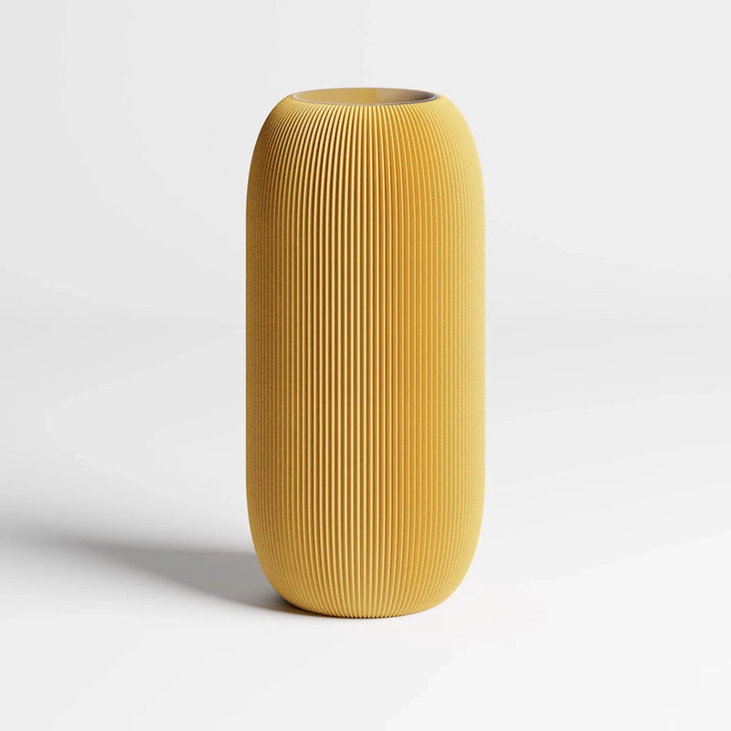 dennismaass – Vase »Pille« Senfgelb