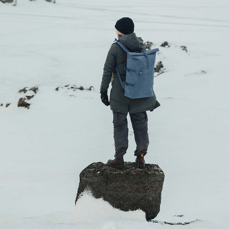 GOT BAG Rolltop Rucksack - blau - bay blue