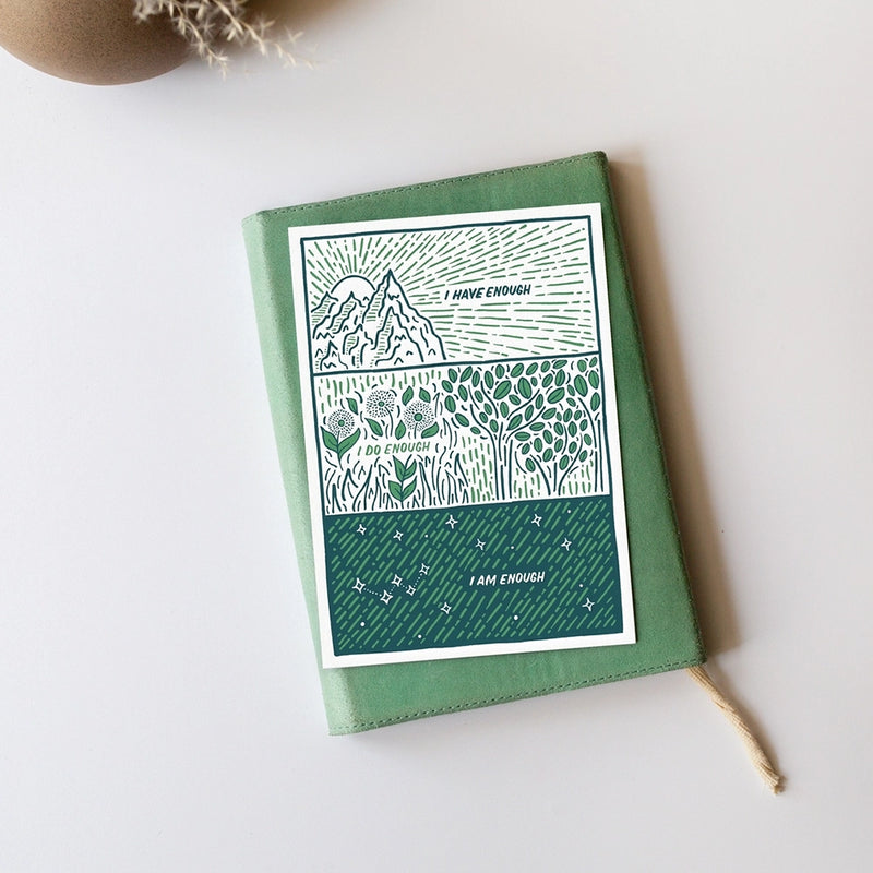 Holstee Manifest Posterkarte Grün  - DAS ORIGINAL