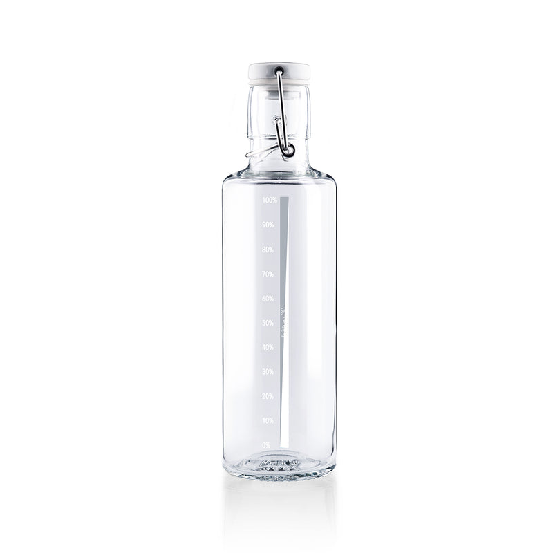 Soulbottle 0,6 l - Leistungswasser- Deine Glasflasche für zuhause und unterwegs er