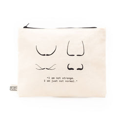 Mustache - kleine Tasche - Toiletry Bag - clutch
