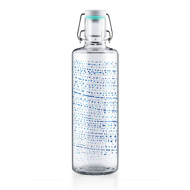 Soulbottle 1,0 l - One million drops - Deine Glasflasche für zuhause und unterwegs