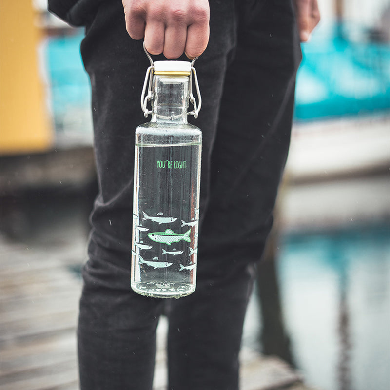 Soulbottle 0,6 l - You´re right... - Deine Glasflasche für zuhause und unterwegs