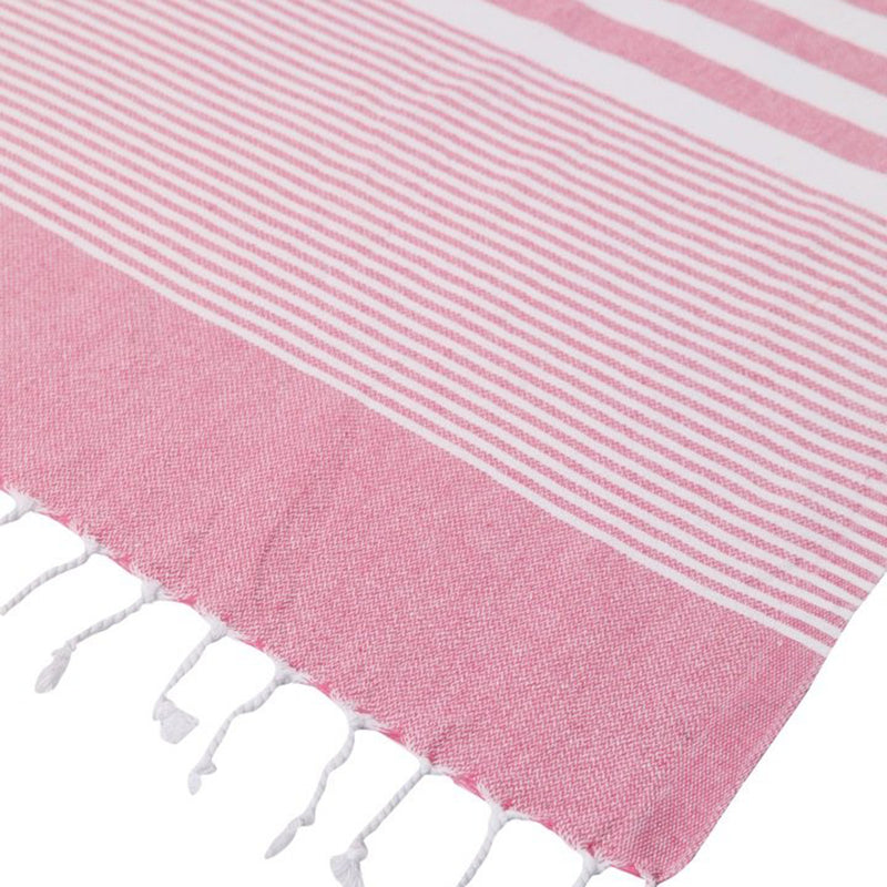 Towel to go Malibu -  Hammamtuch in Pink mit Geschenkbox